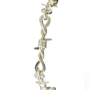 Barbed Wire Stainless Steel Bracelet